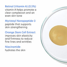 Load image into Gallery viewer, Retinol Vitamin A 0.5%, Myristoyl Nonapeptide-3, Orange Stem Cell Extract, Niacinimide
